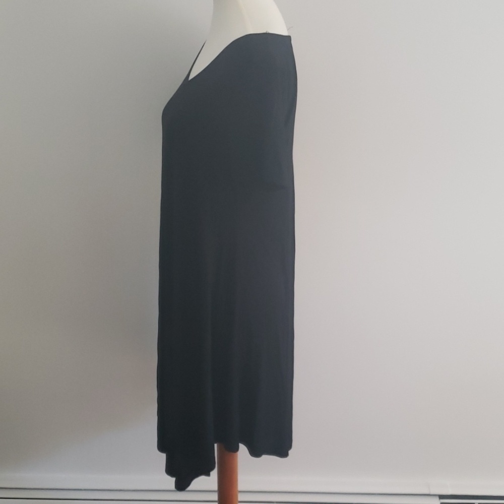 Asymmetrical Black Dress NWOT - Picture 3 of 6